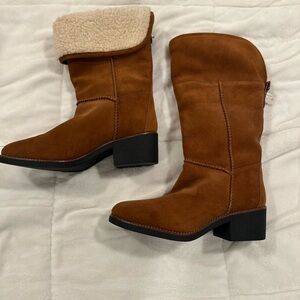 Coach Brown Suede Women's Boots